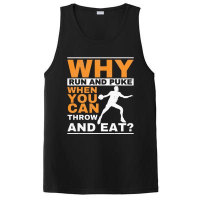 Why Run And Puke Discus Thrower Throw Tack And Field Discus PosiCharge Competitor Tank