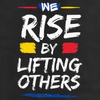 We Rise By Lifting Others Inspirational Quotes Adult Drive Performance Visor