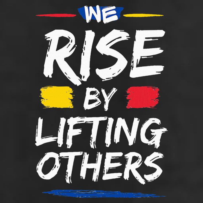 We Rise By Lifting Others Inspirational Quotes Adult Drive Performance Visor