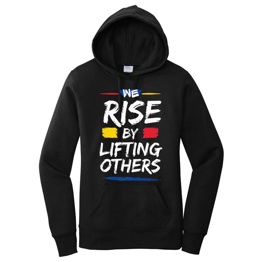 We Rise By Lifting Others Inspirational Quotes Women's Pullover Hoodie