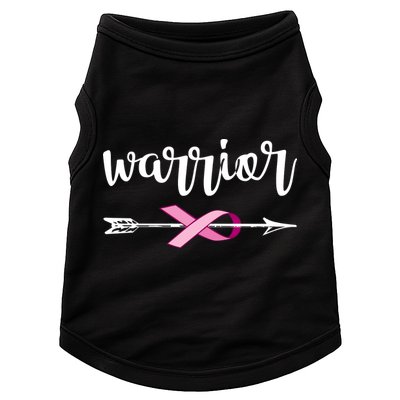 Warrior Ribbon Breast Cancer Awareness Doggie Tank