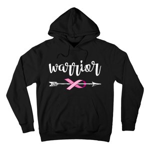 Warrior Ribbon Breast Cancer Awareness Hoodie