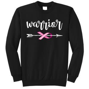 Warrior Ribbon Breast Cancer Awareness Sweatshirt