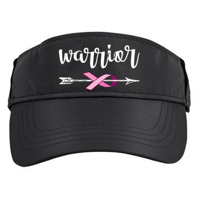 Warrior Ribbon Breast Cancer Awareness Adult Drive Performance Visor