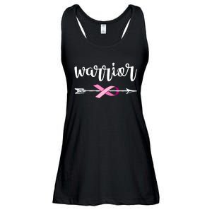 Warrior Ribbon Breast Cancer Awareness Ladies Essential Flowy Tank