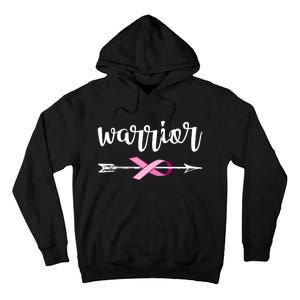 Warrior Ribbon Breast Cancer Awareness Tall Hoodie