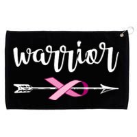 Warrior Ribbon Breast Cancer Awareness Grommeted Golf Towel