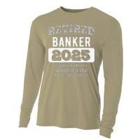 Women Retired Banker 2025 Funny Retirement Cooling Performance Long Sleeve Crew