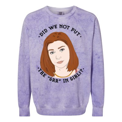 Willow Rosenberg Btvs Colorblast Crewneck Sweatshirt