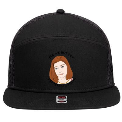 Willow Rosenberg Btvs 7 Panel Mesh Trucker Snapback Hat