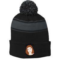 Willow Rosenberg Btvs Stripe Pom Pom Beanie