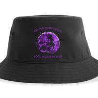 Witch Riding Brooms On A Dark Desert Highways Halloween Gift Sustainable Bucket Hat