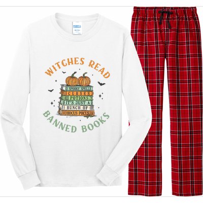 Witches Read Banned Books Halloween Long Sleeve Pajama Set