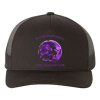 Witch Riding Brooms On A Dark Desert Highways Halloween Yupoong Adult 5-Panel Trucker Hat