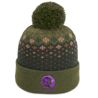 Witch Riding Brooms On A Dark Desert Highways Halloween The Baniff Cuffed Pom Beanie