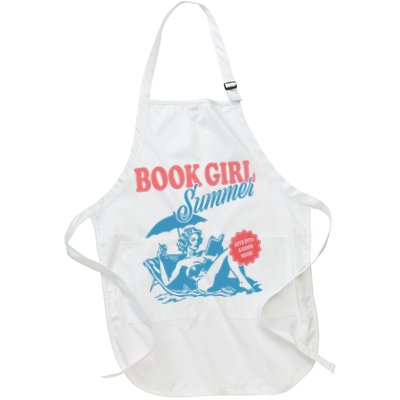 Women Retro Book Girl Summer Bookish Vacation Funny Reader Apron