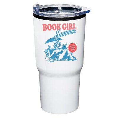 Women Retro Book Girl Summer Bookish Vacation Funny Reader Tumbler