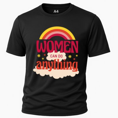 Women's Rights Can Do Anything Feminist Performance Shirt