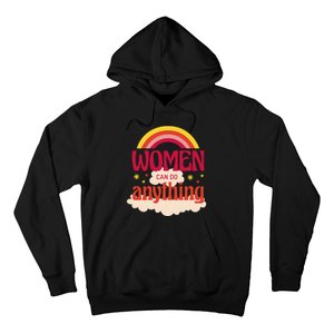 Women's Rights Can Do Anything Feminist Hoodie