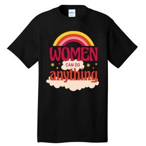 Women's Rights Can Do Anything Feminist Tall T-Shirt