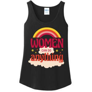 Women's Rights Can Do Anything Feminist Ladies Essential Tank