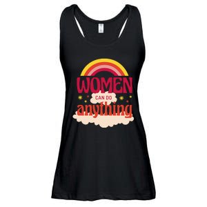 Women's Rights Can Do Anything Feminist Ladies Essential Flowy Tank