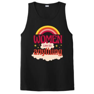 Women's Rights Can Do Anything Feminist PosiCharge Competitor Tank