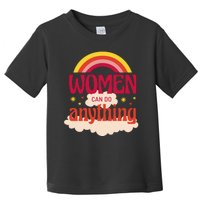 Women's Rights Can Do Anything Feminist Toddler T-Shirt