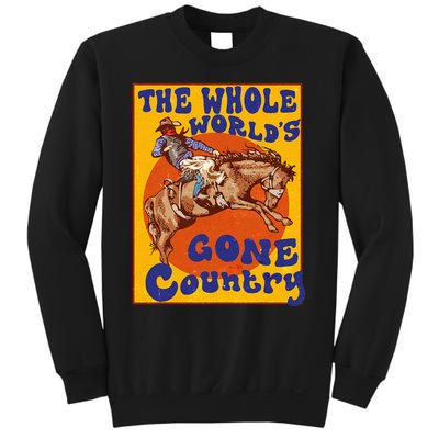 Western Rodeo Cowboy Horse Gone Country Sweatshirt