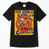 Western Rodeo Cowboy Horse Gone Country Tall T-Shirt