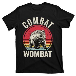 Wombat Retro Combat Wombat Funny T-Shirt