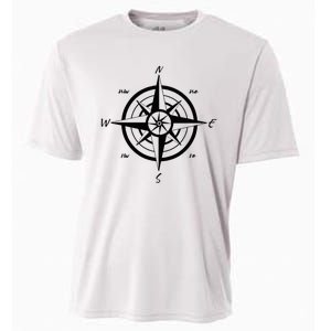 Wind Rose Compass Adventure Travelers Lover Cooling Performance Crew T-Shirt