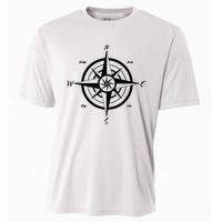 Wind Rose Compass Adventure Travelers Lover Cooling Performance Crew T-Shirt