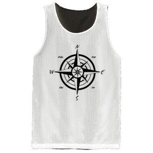 Wind Rose Compass Adventure Travelers Lover Mesh Reversible Basketball Jersey Tank