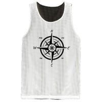 Wind Rose Compass Adventure Travelers Lover Mesh Reversible Basketball Jersey Tank