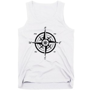 Wind Rose Compass Adventure Travelers Lover Tank Top