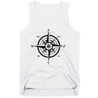 Wind Rose Compass Adventure Travelers Lover Tank Top