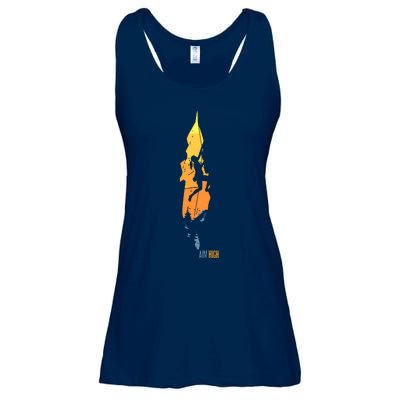 Womens Rock Climbing Aim High Bouldering Mountain Climber Gift Ladies Essential Flowy Tank