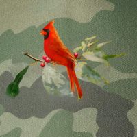 Wild Red Cardinal Bird Legacy Tie Dye Trucker Hat