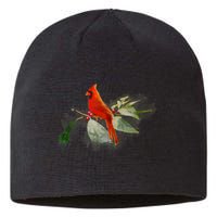 Wild Red Cardinal Bird Sustainable Beanie