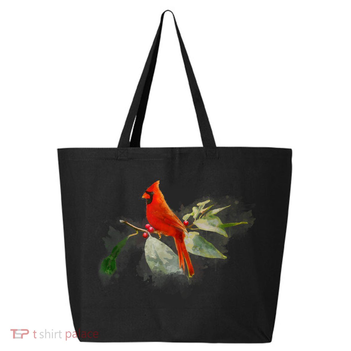 Wild Red Cardinal Bird 25L Jumbo Tote