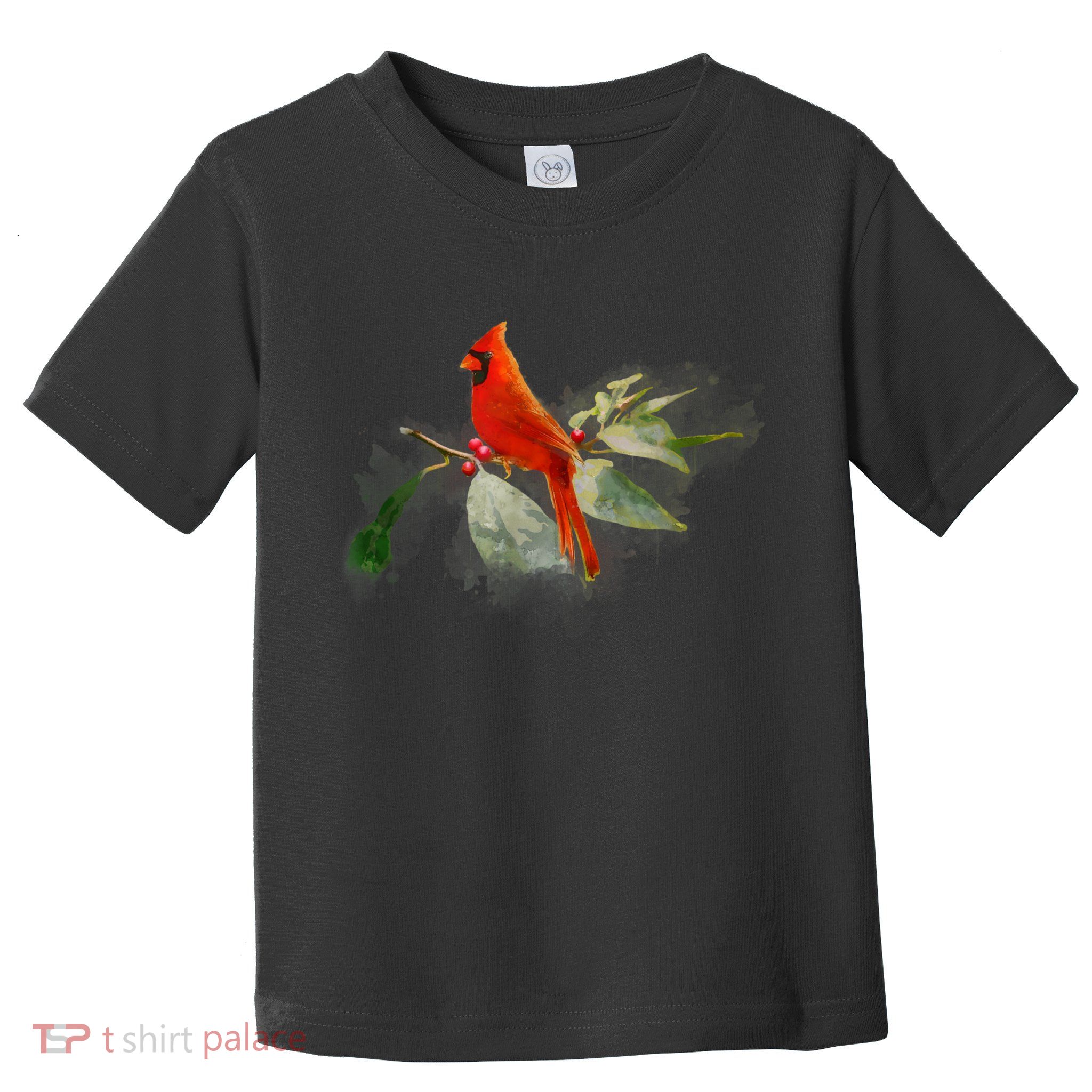 Wild Red Cardinal Bird Toddler T-Shirt