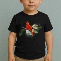 Wild Red Cardinal Bird Toddler T-Shirt