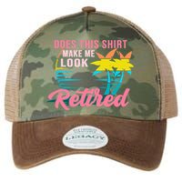 Wo Retirement Does This Make Me Look Retired Legacy Tie Dye Trucker Hat