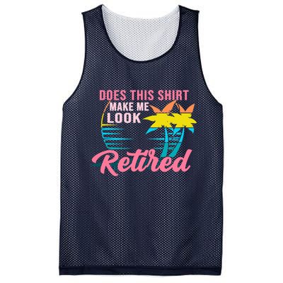 Wo Retirement Does This Make Me Look Retired Mesh Reversible Basketball Jersey Tank