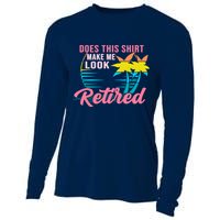 Wo Retirement Does This Make Me Look Retired Cooling Performance Long Sleeve Crew