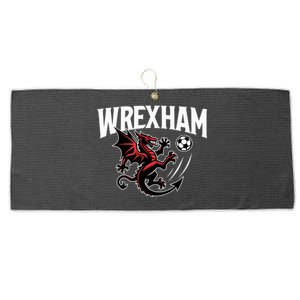 Wrexham Red Dragon Kick Large Microfiber Waffle Golf Towel