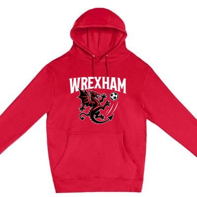 Wrexham Red Dragon Kick Premium Pullover Hoodie