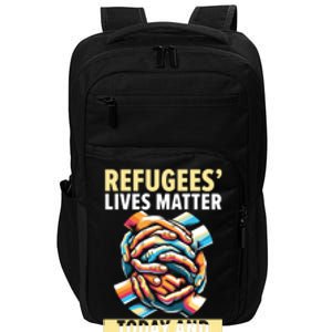 World Refugee Day Evacuee Immigrant Emigrant Gift Impact Tech Backpack