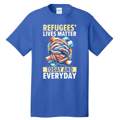 World Refugee Day Evacuee Immigrant Emigrant Gift Tall T-Shirt